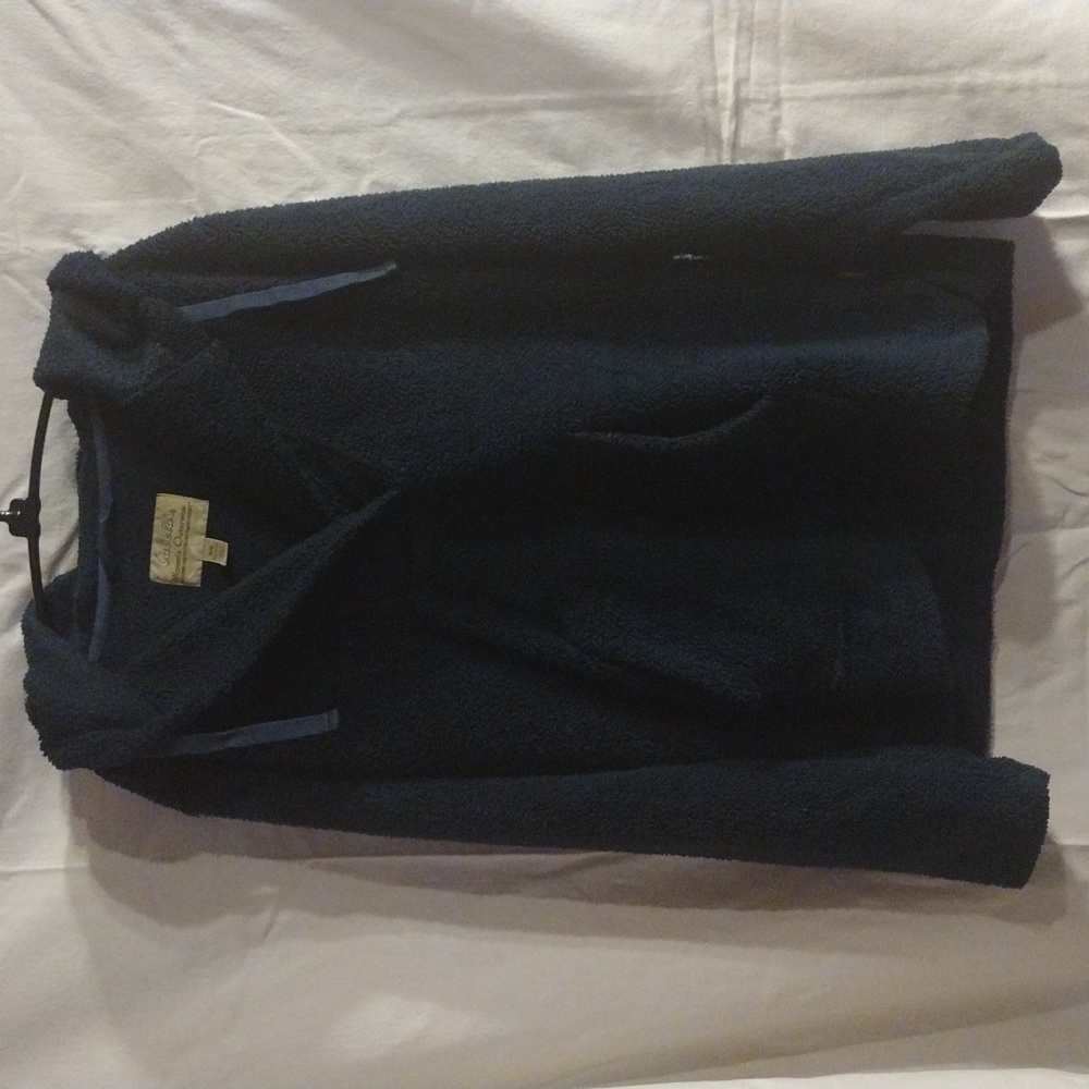 Fuzzy Navy Blue Cabela's Pullover